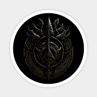 Sci Fi Viking Symbol Magnet